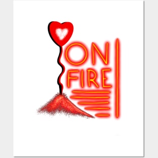 Love on Fire! Posters and Art